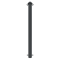 Dekorativ puller | Serie 481B | � 82 mm | fastmonteret, til indst�bning i beton med jordanker, total l�ngde ca. 1300 mm | uden l�s | med 2 �jer